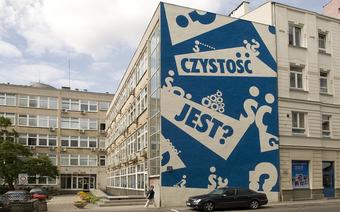 Duet frafików Twożywo wykonał w 2008 roku wielkie murale w różnych punktach Warszawy. Na zdjęciu mur