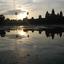 Wchód słońca nas Ahgkor Wat, będącej symnolem minionej potęgi Kambodży