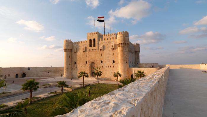 Zamek Qaitbay w Aleksandrii