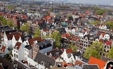 Widok na Amsterdam