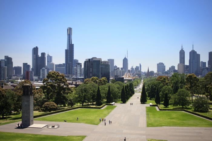 Melbourne jest jednym z najbardziej zielonych miast Australii
