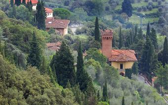 Zielone pogórki Toskanii