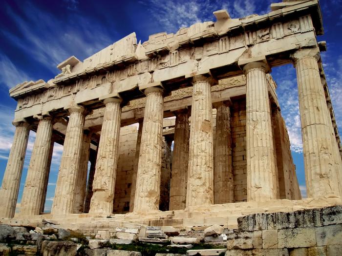 Na czas strajków zamkniety został również Akropol