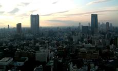 Tokio o wschodzie słońca