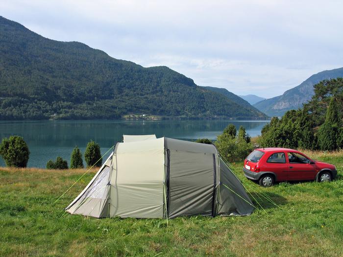 Camping w Norwegii