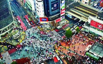 Skrzyżowanie w Shibuya, Tokio
