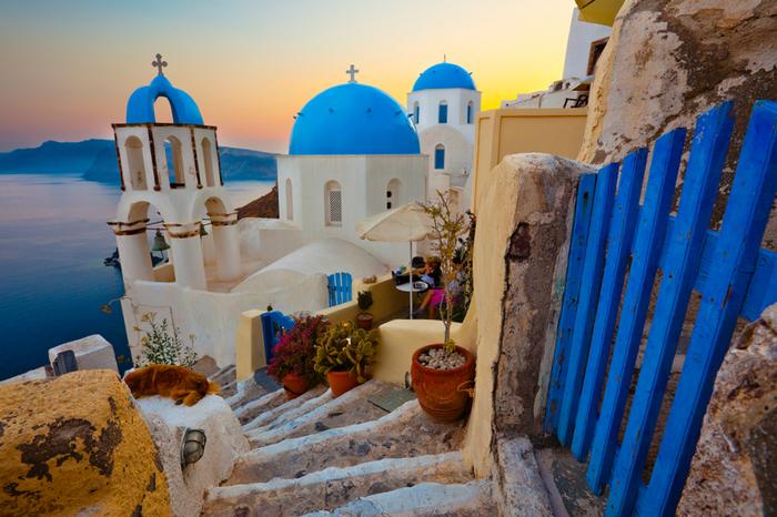 Wyspy greckie: Santorini