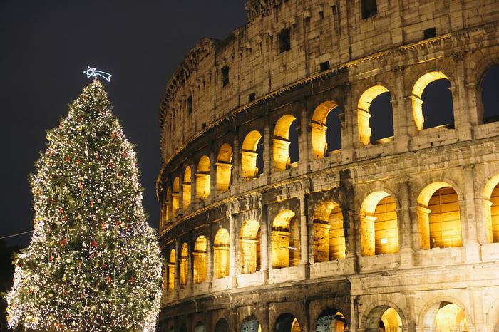 Bożonarodzeniowa choinka w Rzymie