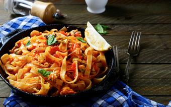 Kuchnia śródziemnomorska: spaghetti z owocami morza