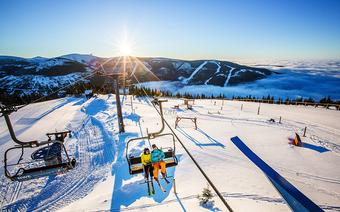 Na narty do Czech. Szpindlerowy Młyn to jeden z największych ośrodków narciarskich w Karkonoszach