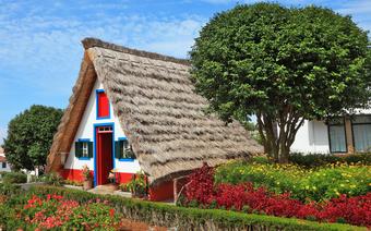 Tradycyjny dom w miejscowości Santana na Maderze