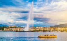 Jet d’eau to najsłynniejsza szwajcarska fontanna