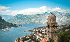 Czarnogóra, widok na Bokę Kotorską