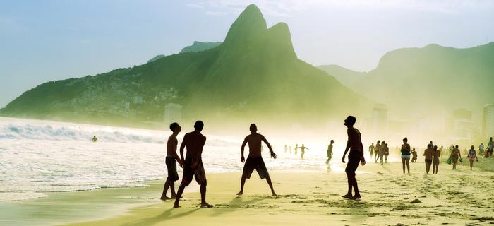 Plaża Ipanema w Rio de Janeiro