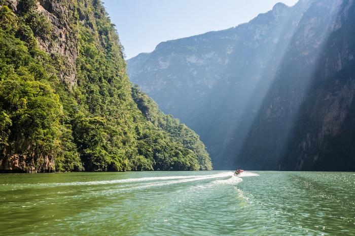Kanion Sumidero w Meksyku
