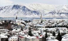 Widok na Reykjavik, stolicę Islandii