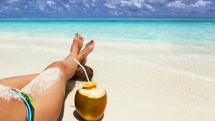 Rajska plaża, zdjęcie ilustracyjne