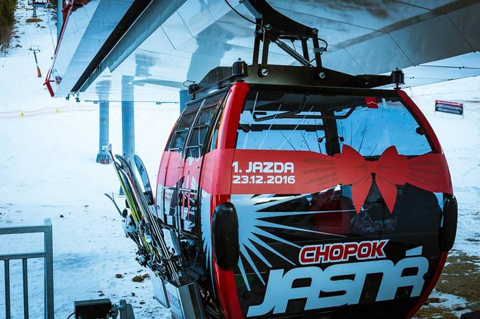 Nowa gondola w Jasnej
