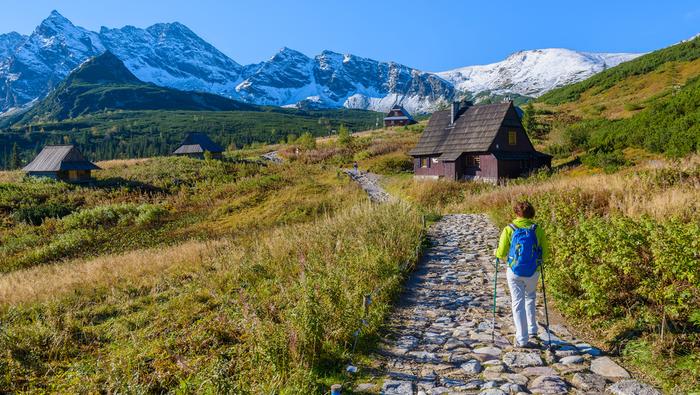 Tatry, wejście na Halę Gąsienicową