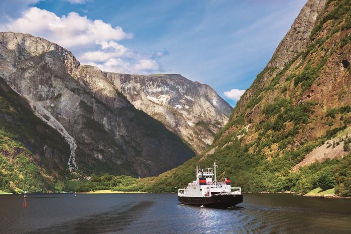 Norwegia, prom na Sognefjord