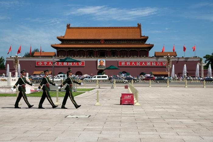 Plac Tiananmen w Pekinie