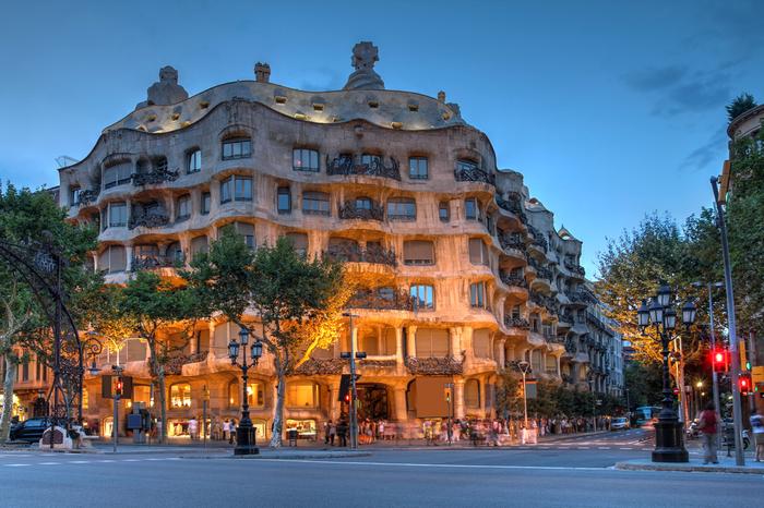 Casa Mila w Barcelonie