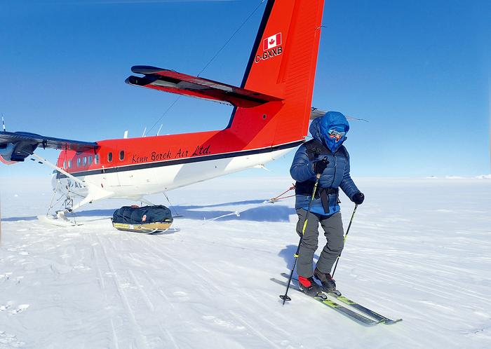 Pierwszy dzień marszu. Zatoka Hercules Inlet