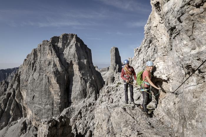 Via ferrata w Dolomitach