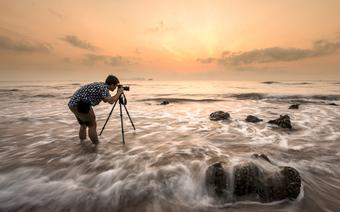 Fotograf nad morzem