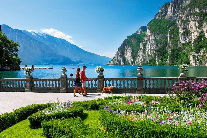 Promenada w Rivie del Garda