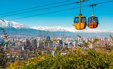 Panorama Santiago, stolicy Chile