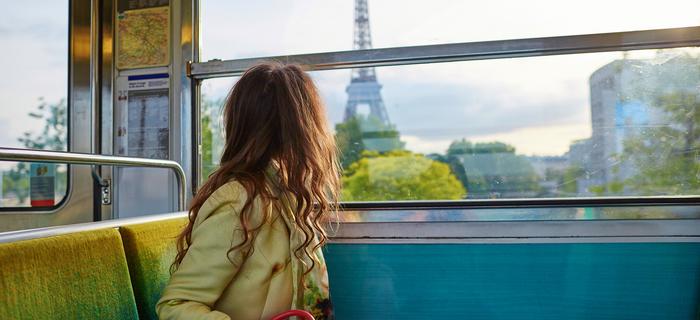 Turystka w Paryżu