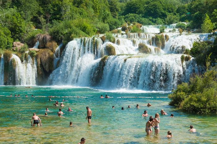 Skradinski Buk, największy wodospad w parku rzeki Krka