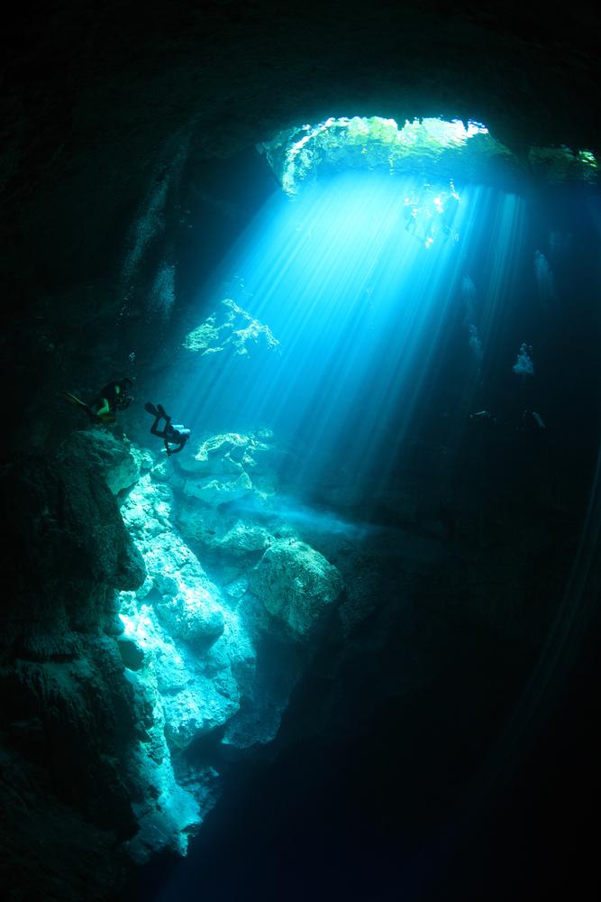 Podwodny świat cenotes, Meksyk