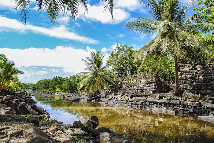 Miasto Nan Madol na wyspie Pohnpei