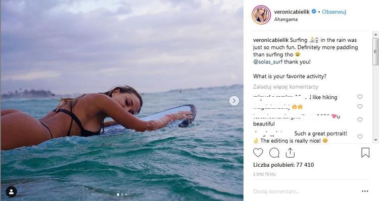 Veronica Bielik na rajskiej Sri Lance. Gdzie wypoczywa gwiazda Instagrama?