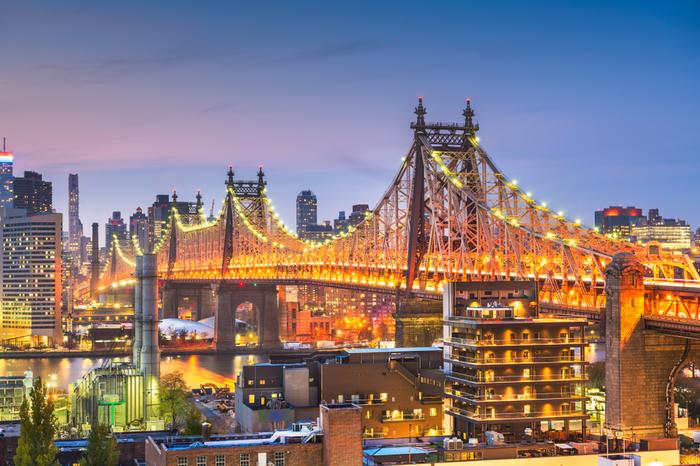 Nowy Jork, widok na most Queensboro
