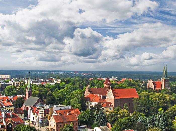 Olsztyn. Panorama miasta