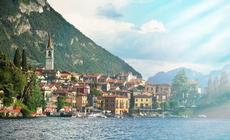 Varenna nad słynnym włoskim jeziorem Como