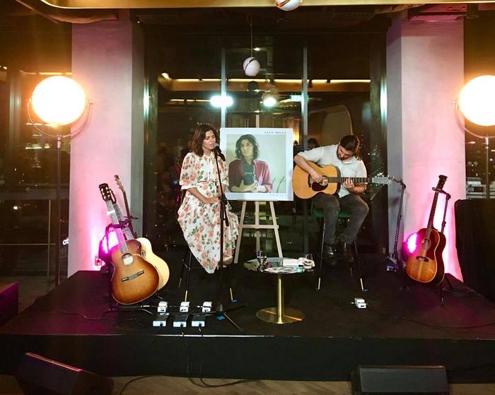 Katie Melua podczas koncertu w The Roof w Warszawie