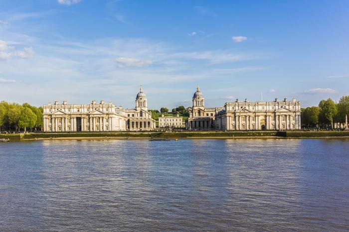 Greenwich Naval College i Moor Park - fasada Pałacu Buckingham